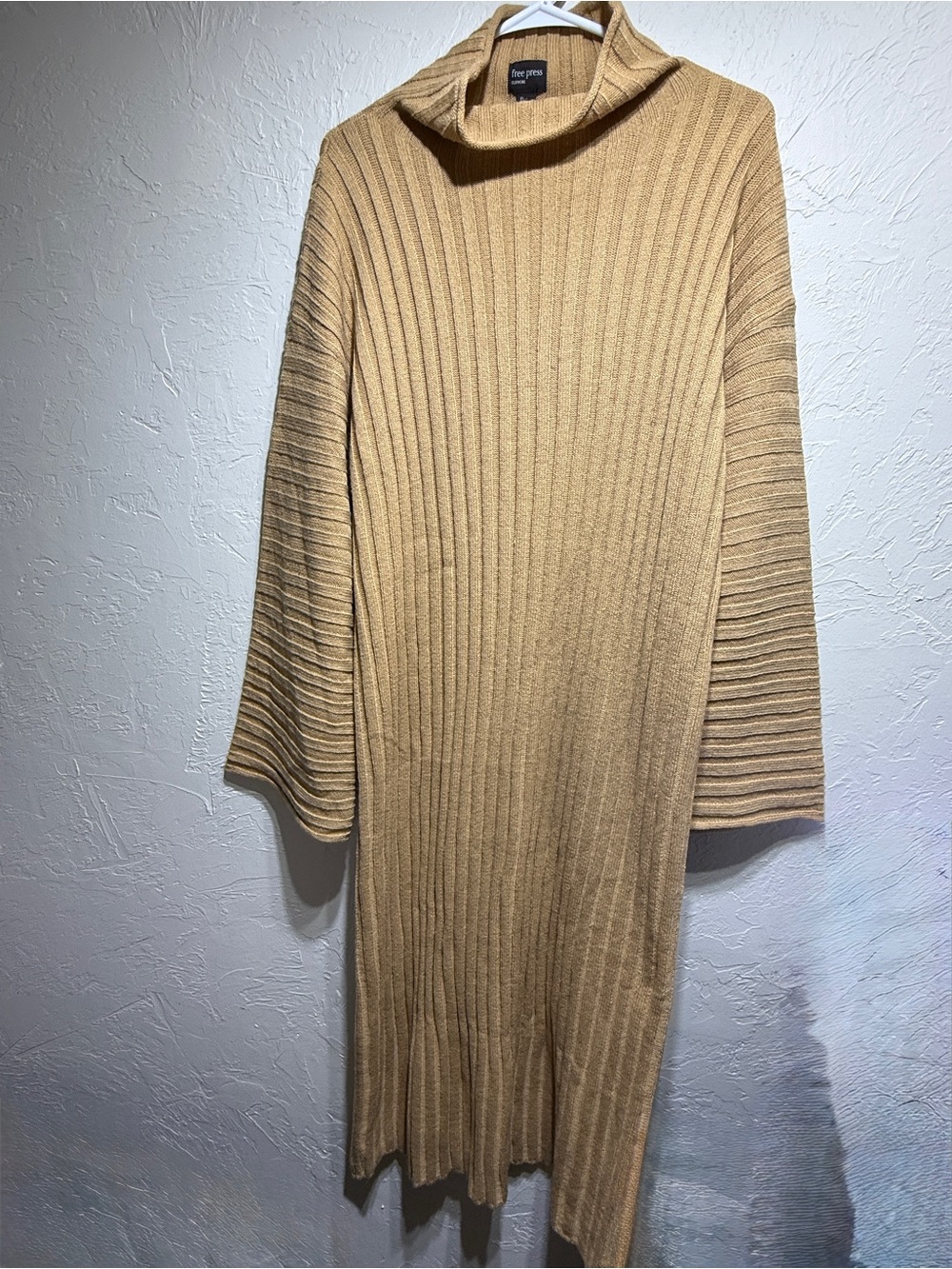 free press Ribbed Knit Sweater - Mustard